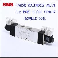 ราคา SNS-4V230C โซลินอยด์วาล์วไฟฟ้าคอยไฟ 2 ด้าน 5/3 (ปกติปิด) 06=1หุน 1/8" / 08=2หุน 1/4" AC220V,AC110V,AC24V,DC12V,DC24V AC220V 4V230C-08 - โซลินอยด์วาล์ว (11057926)