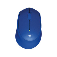 ราคา Logitech Silent Wireless Mouse M331 เมาส์ไร้สาย แบบเงียบ สีน้ำเงิน (11067252)