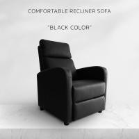 ราคา STARDECO โซฟาเดี่ยวปรับนอน RECLINER SOFA รุ่น RSF-666BA 67 BLACK fauxLeather (11067854)