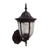 ราคา lightmax โคมไฟกิ่งนอก โคมไฟติดผนังภายนอก 1043/026 ทรงโรมันหกเหลี่ยม สีน้ำตาล ขนาด 16 x 35 ซม. (12008925)