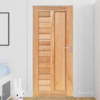 ราคา Plus.Wood ประตูไม้ลูกฟักกึ่งฟักนอนร่องยู ขนาด 100x200 cm. Modern 100x200 cm. (12019829)