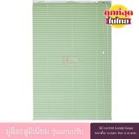 ราคา KACEE มู่ลี่ มู่ลี่อะลูมิเนียม มู่ลี่อลูมิเนียม ม่านอลูมิเนียม ม่านหน้าต่าง รุ่นแกนปรับ ใบขนาด 16 มม. สีเขียวอ่อน KC16/5 110*200 ซม. (12026174)