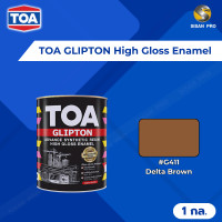 ราคา TOA GLIPTON High Gloss Enamel ทีโอเอ กลิปตั้น สีน้ำมันเคลือบเงา ชนิดเงา ขนาด 1 กล. #G411 (12016142)