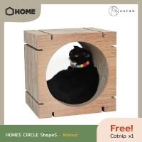 ราคา KAFBO HOME - Walnut ที่ลับเล็บแมว ที่ฝนเล็บแมว ที่ข่วนเล็บแมว ที่นอนแมว บ้านแมว คอนโดแมว กล่องแมว กล่องบ้านแมว Circle (12022811)
