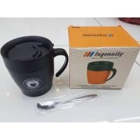 ราคา BEECOMSHOP แก้วชงกาแฟสูญญากาศ 330 ml พร้อมฝาปิดเก็บความร้อนได้ยาวนาน แก้วเก็บความร้อน-เย็น พร้อมช้อนชงแสตนเลส ดำ (12026793)