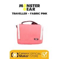 ราคา Monster Gear กระเป๋ากล้อง กระเป๋าแฟชั่น กระเป๋าสะพายข้าง รุ่น TRAVELLER FABRIC PINK (11031864)