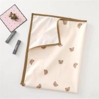 ราคา mommiesbox Baby Mattress แผ่นรองกันเปื้อนอเนกประสงค์ กันน้ำ กันเปื้อน สไตล์เกาหลี หมีน้อยสีเนื้อ (11049221)