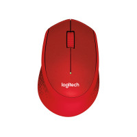 ราคา Logitech Silent Wireless Mouse M331 เมาส์ไร้สาย แบบเงียบ สีแดง (11067251)