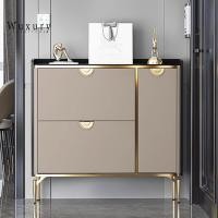 ราคา Wuxury Furniture ตู้เก็บรองเท้าสไตล์Luxury ตู้รองเท้าบานเปิด/ปิด ชั้นวางรองเท้า กล่องเก็บรองเท้า ส่งฟรี 120 cm 2 บานเปิด+ตู้ข้าง (11067797)