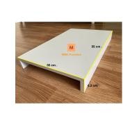 ราคา mmc furniture ฝาครอบเตา2หัว ไม้ hmr กันชื้น สีขาว (12012949)