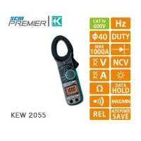 ราคา kyoritsu แคล้มมิเตอร์ดิจิตอล ac/dc digital clamp meter รุ่น 2055 (12027627)