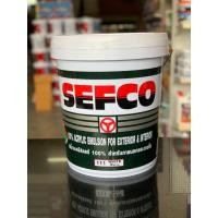 ราคา เครโฮม สีน้ำอะคริลิค เซฟโก้ ล๊อตใหม่ สีทาบ้าน ใช้สำหรับทาภายนอกและภายใน ถังใหญ่ มีสีให้เลือก ถังใหญ่ 18 ลิตร SEFCOEXT11118L White 111 สีขาว (12041537)