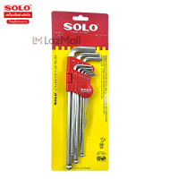 ราคา SOLO ชุดประแจหกเหลี่ยม หัวบอล 910-หัวบอล9ตัวชุดแบบ (12044266)