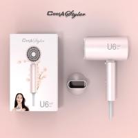 ราคา CoolAstyler ไดร์เป่าผม แบบพกพา มอก. เครื่องเป่าผม 1800W 1000W 1500W 1200W CA-1801 1800W สีชมพู (11086554)
