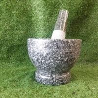 ราคา ครกหิน shop ครกหินแกรนิตขนาด 6 นิ้ว ดำ (12002616)