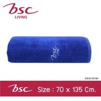 ราคา BSC TOWEL ผ้าขนหนู Zinc ยับยั้งเชื้อแบคทีเรีย ต้นเหตุการเกิดสิว [ ASE001 ] สีน้ำเงิน (12004436)