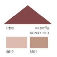 ราคา TOA สีทาหลังคา ขนาด 3.75 ลิตร (มีเฉดให้เลือก) Roof Paint R 192 (แดงตะวัน) (12005736)