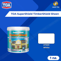 ราคา TOA SuperShield TimberShield Sheen ซุปเปอร์ชิลด์ ทิมเบอร์ชิลด์ สีน้ำทาไม้ ชนิดเนียน ขนาด 1 กล. # T001 (12001148)