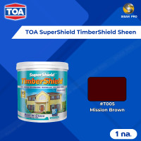 ราคา TOA SuperShield TimberShield Sheen ซุปเปอร์ชิลด์ ทิมเบอร์ชิลด์ สีน้ำทาไม้ ชนิดเนียน ขนาด 1 กล. # T005 (12001151)