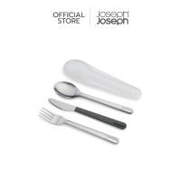 ราคา Joseph Joseph ชุดช้อนส้อมและมีด พร้อมกล่องสำหรับพกพา รุ่น GoEat N81126 Stainless-steel (12001208)