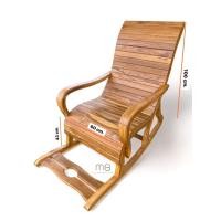 ราคา MB Teak เก้าอี้โยกไม้สัก รุ่นSKU-00195 สีวอลนัท (12020373)