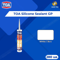 ราคา TOA Silicone Sealant GP ทีโอเอ ซิลิโคน ซีลแลนท์ จีพี ใช้สำหรับยาแนวรอยต่อ ชนิดกรด ขนาด 280ml./หลอด สีขาว (12020895)