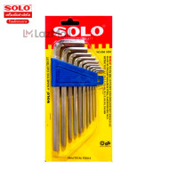 ราคา SOLO ชุดประแจหกเหลี่ยม (แบบยาว) SOLO รุ่น NO. 907 906-10ตัวชุดแบบยาว (12044237)