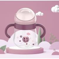 ราคา BIBOO ถ้วยหัดดื่ม แก้วหัดดื่ม ขวดน้ำหัดดื่ม พร้อมฝาปิดและหลอดซิลิโคนฟู้ดเกรด บอลลูน 260 mL (12005336)