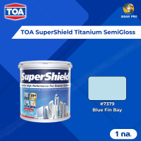 ราคา TOA SuperShield Titanium SemiGloss ทีโอเอ ซุปเปอร์ชิลด์ สีน้ำทาภายนอกและภายใน ชนิดกึ่งเงา ขนาด 1 กล. #7379 (12000766)