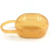 ราคา P&M Kids กล่องรูปไข่ กล่องจุกนมหลอก PP กล่องเก็บจุกนม แบบพกพา มีหูแขวน กล่องใส่จุกหลอก เหลือง (11083413)