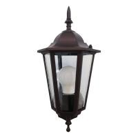 ราคา lightmax โคมไฟกิ่งนอก โคมไฟติดผนังภายนอก 1043/002 ทรงโรมันหกเหลี่ยม สีน้ำตาล ขนาด 19 x 36 ซม. (12008924)