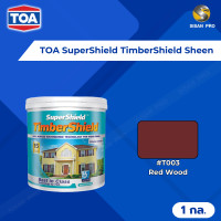 ราคา TOA SuperShield TimberShield Sheen ซุปเปอร์ชิลด์ ทิมเบอร์ชิลด์ สีน้ำทาไม้ ชนิดเนียน ขนาด 1 กล. # T003 (12001149)