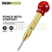 ราคา iRon Wood เหล็กตอกนำศูนย์ ปากกาตอกนำศูนย์ กดลงชิ้นงาน แบบอัตโนมัติ แบบมีด้ามกด สำหรับงาน เหล็ก งานไม้ อลูมิเนียม PVC สีทองแบบมีด้ามกด (12051490)