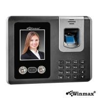 ราคา winmax เครื่องสแกนลายนิ้วมือ สแกนใบหน้า wifi บันทึกเวลาเข้าออกงาน รุ่น tm8003 (12051551)