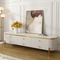 ราคา MJhomedesigns ตู้วางทีวี รุ่น Marble TV Cabinet Luxury Style TB786 สีขาว ขนาด 180 ซม. (12020254)