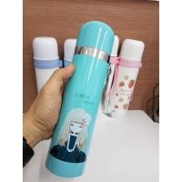 ราคา BEECOMSHOP กระติกน้ำสูญญากาศ กระติกเก็บความร้อน-เย็น กระติกน้ำร้อน vacuumn flask 500 ml ฟ้า (12021289)