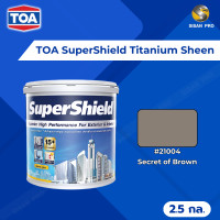 ราคา TOA SuperShield Titanium Sheen ทีโอเอ ซุปเปอร์ชิลด์ สีน้ำทาภายนอกและภายใน #21XXX ชนิดเนียน ขนาด 2.5 กล. 2.5 กล #21004 (12027497)