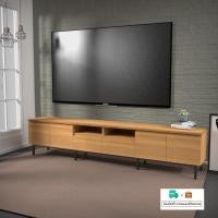 ราคา Inhome furniture ชั้นวางทีวีขนาดใหญ่ บาน Soft-Close W240xD40xH52 รุ่น TV-2453 HW (12036716)