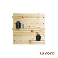 ราคา luvora swift l ชั้นวางของใช้ ของตกแต่งบ้าน ไม่ต้องเจาะกำแพง สามารถนำมาวางต่อกันได้ (12023604)