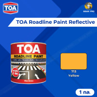 ราคา TOA Roadline Paint Reflective ทีโอเอ สีทาถนน ชนิดสะท้อนแสง สีตีเส้น สัญลักษณ์ ขอบฟุตบาท ขนาด 1 กล. #713 (12016574)
