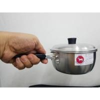 ราคา BEECOMSHOP หม้อด้ามญี่ปุ่น หม้อโจ๊ก หม้อต้มมาม่า 15 ซม.ตราม้า พร้อมฝาปิด ทำจากอลูมิเนียม 15 ซม. (12019230)