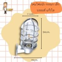 ราคา TSPไฟผนังกรงนก เล็ก แก้วใส E27 สีบรอนซ์ (12045927)