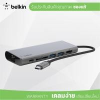 ราคา belkin ฮับ usb-c 6-in-1 สำหรับ macbook ipad pro และคอมพิวเตอร์รุ่นที่มีพอร์ต usb-c รองรับความละเอียด 4k 30hz 1080p 60hz (12052261)