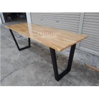 ราคา Kwstyleloft โต๊ะทำงานไม้จริงขาเหล็กสไตล์ Loft ขนาด 80x160ซม. โต๊ะไม้ยางแท้ เคลือบผิวอย่างดี กันน้ำ แข็งแรงทนทานมาก สีขาว ขาZX (12056463)