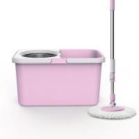 ราคา ASTA ถังถูพื้น ถังปั่นสแตนเลส แถมฟรี ไม้ถูพื้น ผ้าถูพื้น 2 ชิ้น ชมพู (12046734)