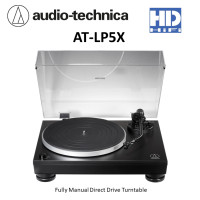 ราคา Audio-Technica Fully Manual Direct Drive Turntable เครื่องเล่นแผ่นเสียง รุ่น AT-LP5X