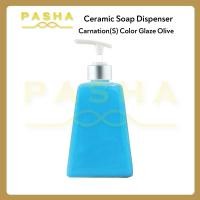 ราคา Pasha Sale: ขวดสบู่เซรามิก ขนาด XL รุ่น Carnation สี ฟ้าคราม (Dispenser (XL) Carnation Color Glaze Turquoise Normal (12069107)
