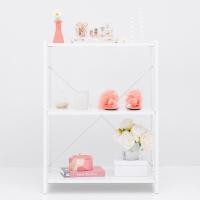 ราคา MikeMira ชั้นวางของ 3 ชั้น ไม้ MDF เคลือบเมลามีนสีขาว ระบบโมดูล่าร์ 60x40x85 (12066980)