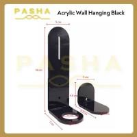 ราคา Pasha ที่แขวนขวดอะคริลิคติดผนัง สำหรับบรรจุภัณฑ์อเนกประสงค์ Black Acrylic (12069130)