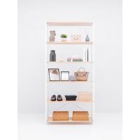 ราคา MikeMira ชั้นวางของ 6 ชั้น ไม้ยางพาราประสาน ระบบโมดูล่าร์ 60x40x200 (12066991)